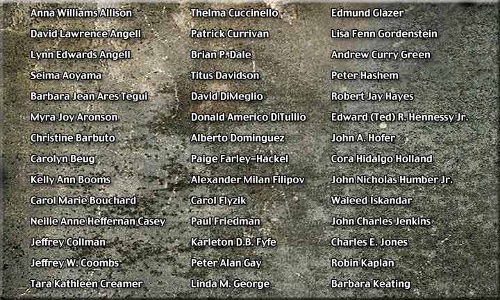 American Airlines Flight 11 Victims